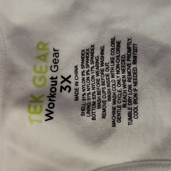 Tek Gear® Seamless Low-Impact Sports Bra - Picture 3 of 3